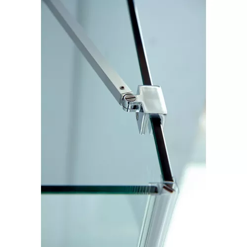Душевой уголок CEZARES SLIDER-AH-2-C-Cr, Цвет стекла: прозрачное, Цвет профиля: Хром, Выбрать размер: 70х100, изображение 4
