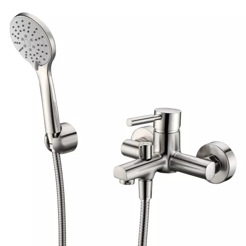 Смеситель для ванны WasserKRAFT Wern  4201 никель, изображение 2