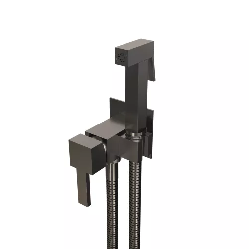 Гигиенический душ со смесителем RGW SP-212Gr, Выбрать цвет: Никель