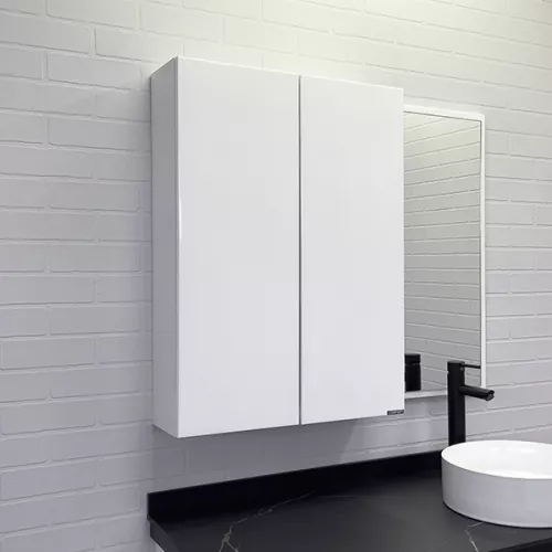 Шкаф подвесной Comforty Лозанна-60 белый глянец