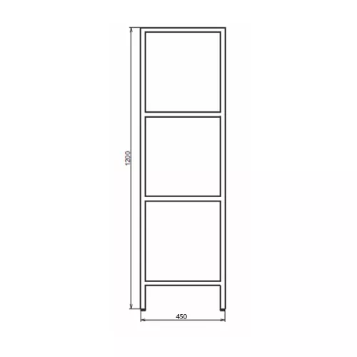 Этажерка Comforty универсальная черная, изображение 2