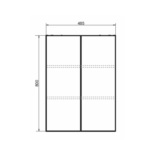 Шкаф подвесной Comforty Порто-50 дуб темно-коричневый, Выбрать цвет: Дуб темно-коричневый, изображение 5