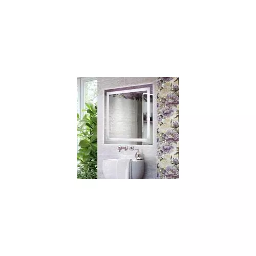 Зеркало Comforty Квадрат 75/90 светодиодная лента, бесконтактный сенсор, Выбрать размер: 75, изображение 3