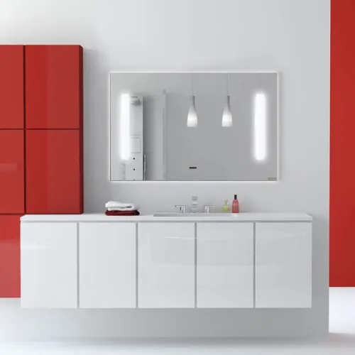 Зеркало Comforty Жасмин LED-подсветка, бесконтактный сенсор, Выбрать размер: 120, изображение 4