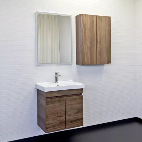 Шкаф подвесной Comforty Осло-60 дуб тёмно-коричневый, изображение 2