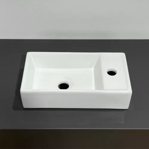 Тумба-умывальник Comforty Матэ-40 с раковиной Comforty 9140, Выбрать цвет: Дуб темно-коричневый, изображение 6