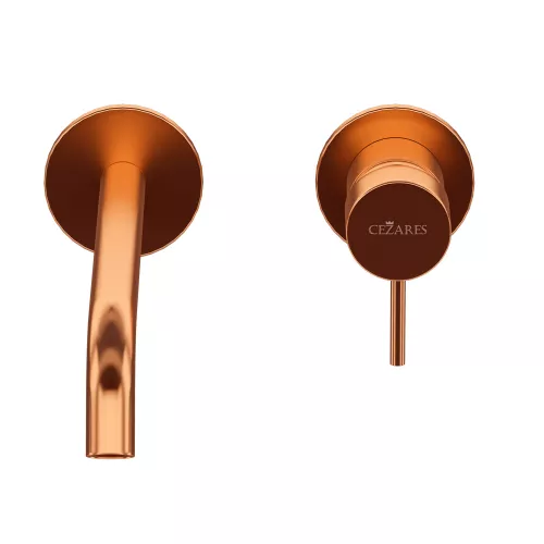 Смеситель для раковины встраиваемый CEZARES LEAF-BLI2-L-SS, Выбрать цвет: Бронза, изображение 3