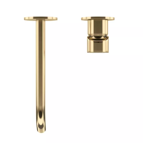 Смеситель для раковины встраиваемый CEZARES LEAF-BLI2-L-SR, Выбрать цвет: Золото, изображение 4