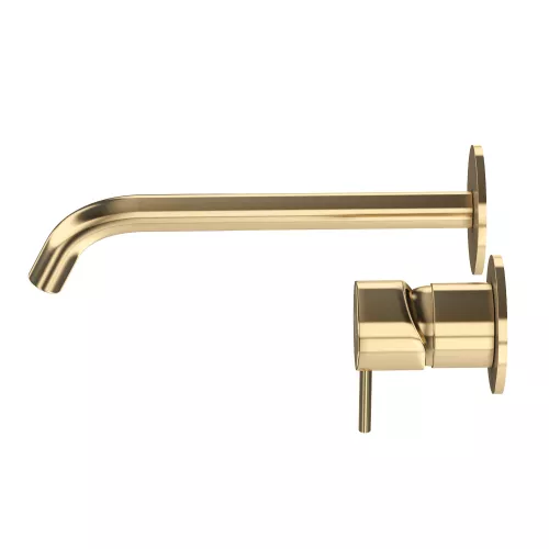 Смеситель для раковины встраиваемый CEZARES LEAF-BLI2-L-SR, Выбрать цвет: Золото, изображение 5