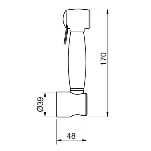 Гигиенический душ CEZARES ATLANTIS-U-IFS-02, изображение 5