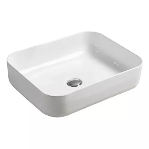 Тумба-умывальник Comforty Прага-120 дуб белый с графитовой столешницей с раковиной, Внешний вид: раковина Comforty T-Y9378, изображение 6