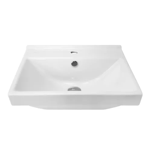 Тумба-умывальник Comforty Марио-50 сосна лоредо с раковиной Fest 50, изображение 6