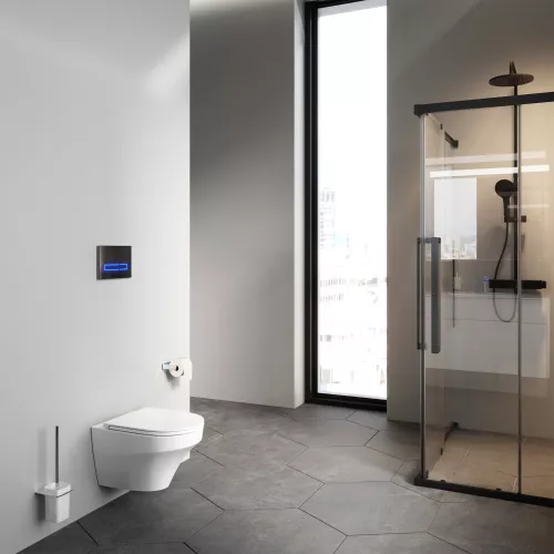 Унитаз подвесной AM.PM Inspire C501700WH безободковый c сид. микролифт, белый, изображение 4