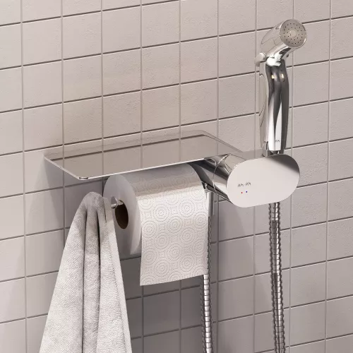 AM.PM Sensation набор подвесной унитаз с гиг.душем, изображение 4