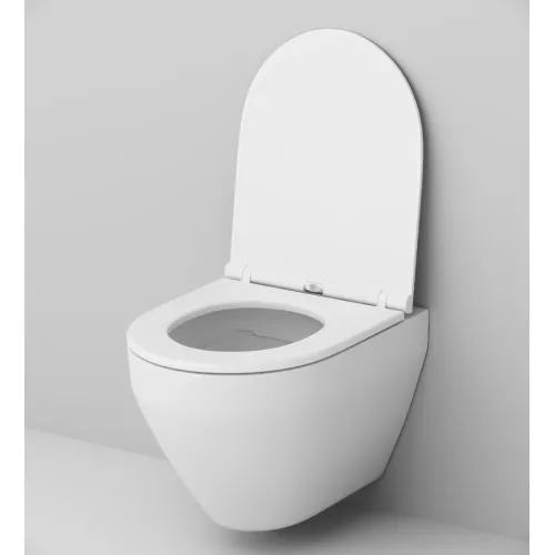 AM.PM Spirit V2.0 Унитаз подвесной  C701700WH безободковый c сиденьем микролифт 57WH, белый, изображение 5