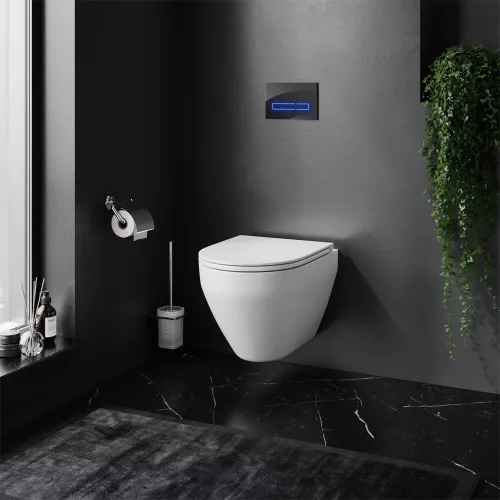 AM.PM Инст с клав Touchless Pro стекло, чёрн с подв унит Spirit V2.0 FlashClean с сид м/л, изображение 2