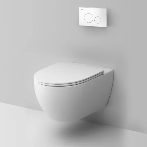 AM.PM Комплект инсталляция с клав Pro L белый с подвесным унитазом Awe FlashClean с сид м/л, изображение 3