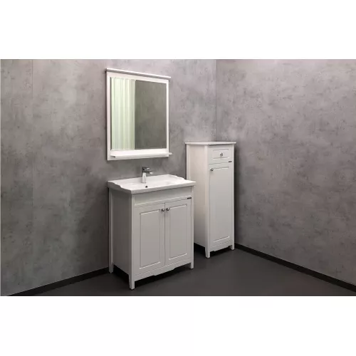 COMFORTY. Зеркало "Тбилиси-70/90" белый глянец, изображение 3