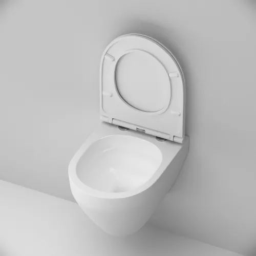 AM.PM Spirit V2.0 подвесной унитаз FlashClean с сиденьем микролифт, бел мат, изображение 6