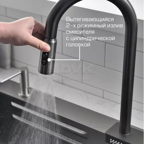 Мойка кухонная ESBANO многофункциональная "CASCADE", изображение 6