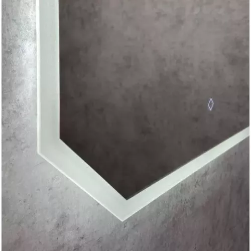 Зеркало Comforty Колеус-65 светодиодная подсветка, бесконтактный сенсор 800*650, изображение 3