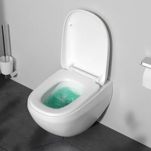 Унитаз подвесной AM.PM Sensation C301700WH безободковый c сид. микролифт, белый, изображение 3