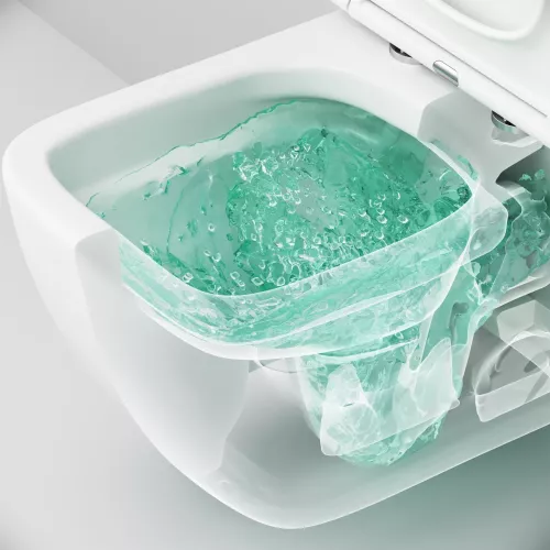 AM.PM Gem подвесной унитаз FlashClean с сиденьем микролифт, изображение 8