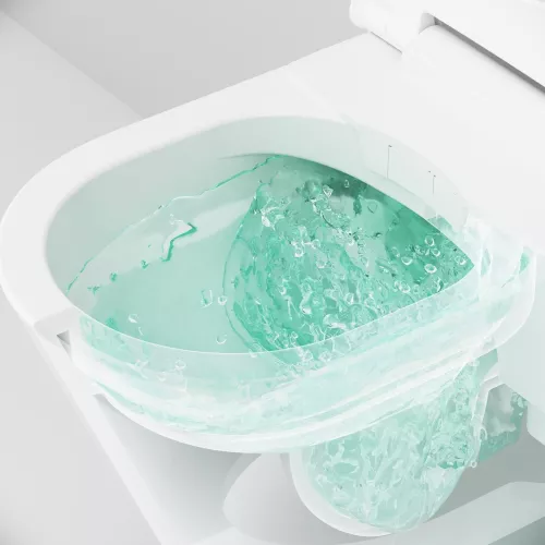 AM.PM Inspire подвесной унитаз с интегрированным электронным биде, изображение 9