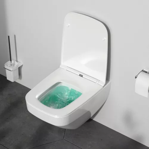 AM.PM Inspire V2.0 подвесной унитаз FlashClean с сиденьем микролифт, изображение 3