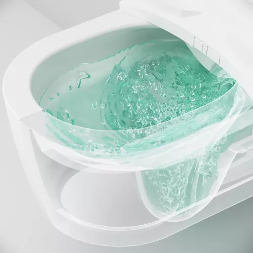 AM.PM  Func подвесной унитаз FlashClean c эл крышкой-биде со скрытой подводкой, изображение 9