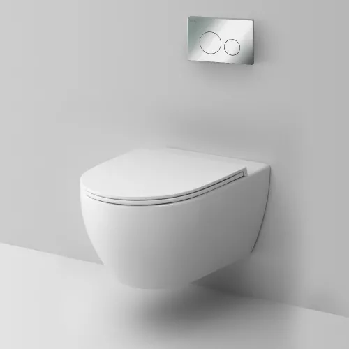 AM.PM Комплект инсталляция с клав Pro L глянц хром с подв унит Awe FlashClean с сид м/лифт, изображение 3