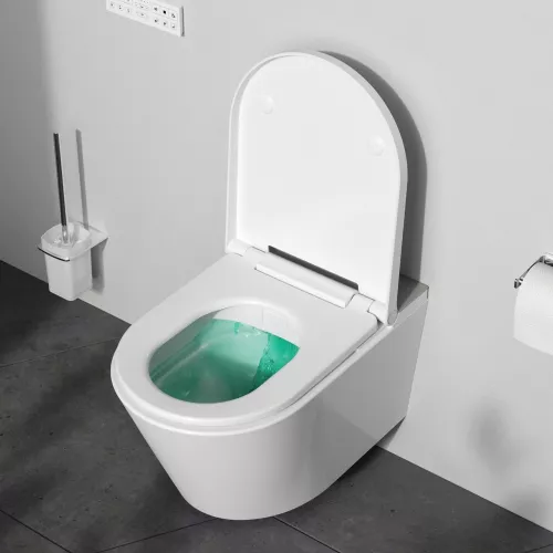 AM.PM Inspire подвесной унитаз с интегрированным электронным биде, изображение 4