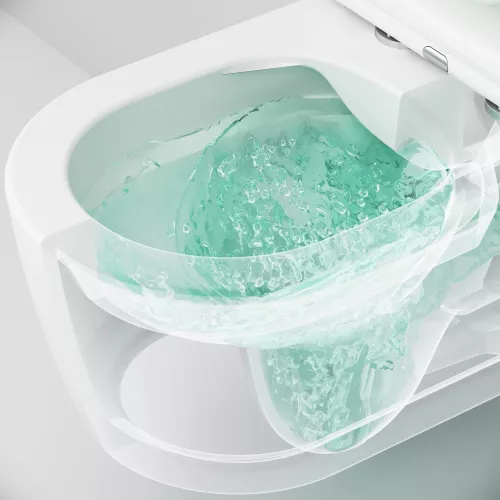 AM.PM Func подвесной унитаз 49 см FlashClean с сиденьем микролифт, изображение 8