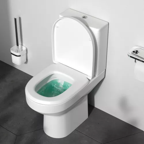 Унитаз напольный AM.PM Spirit 2.0 C708600WH безободковый с сид. микролифт 58WH, белый, изображение 3