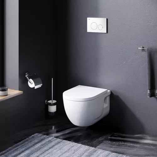 AM.PM Комплект инсталляция с клав Pro L белый с подвесным унитазом Like FlashClean с сид м/л, изображение 2