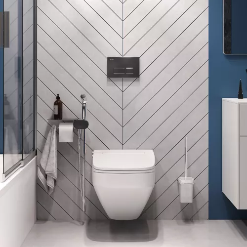 AM.PM Inspire V2.0 набор подвесной унитаз с гиг.душем, изображение 3