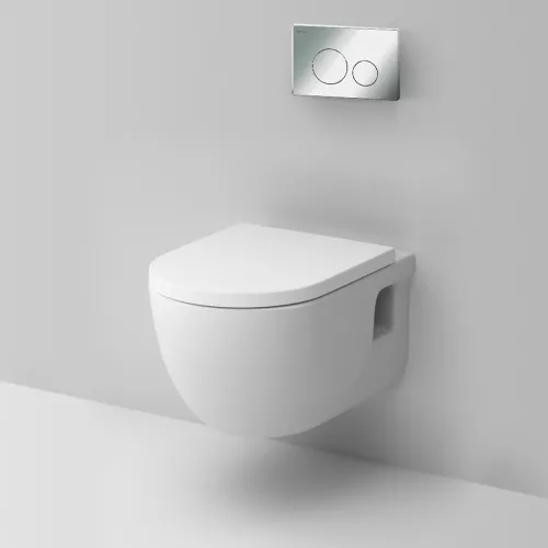 AM.PM Комплект инсталляция с клав Pro L глянц хром с подвесным унитазом Like FlashClean, изображение 3