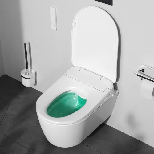 AM.PM  Func подвесной унитаз FlashClean c эл крышкой-биде со скрытой подводкой, изображение 4