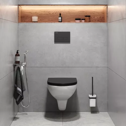 AM.PM Gem набор подвесной унитаз с гиг.душем, изображение 2