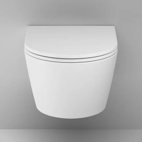 AM.PM  Func подвесной унитаз 54 см FlashClean с сиденьем микролифт, бел мат, изображение 7