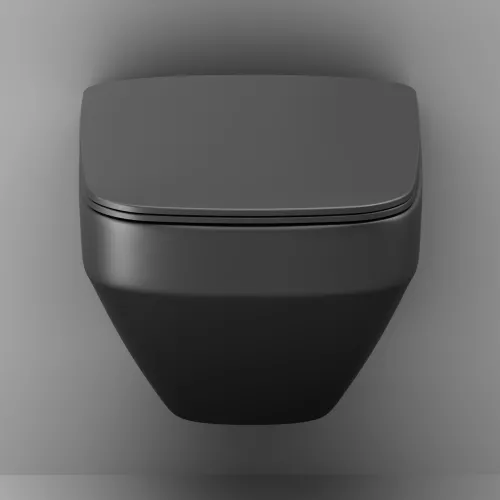 AM.PM Inspire V2.0 подвесной унитаз FlashClean с сиденьем микролифт, черн мат, изображение 7