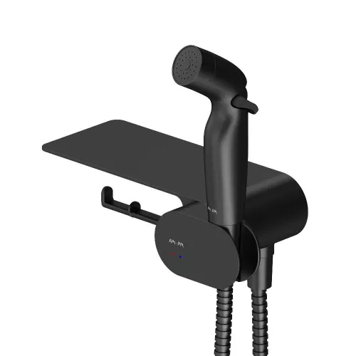 AM.PM Spirit V2.0 набор подвесной унитаз с гиг.душем, черный, изображение 7