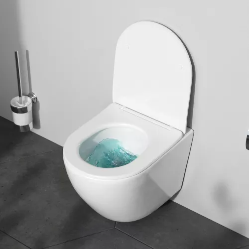 AM.PM Like подвесной унитаз AquaSpin с сид м/лифт, изображение 3