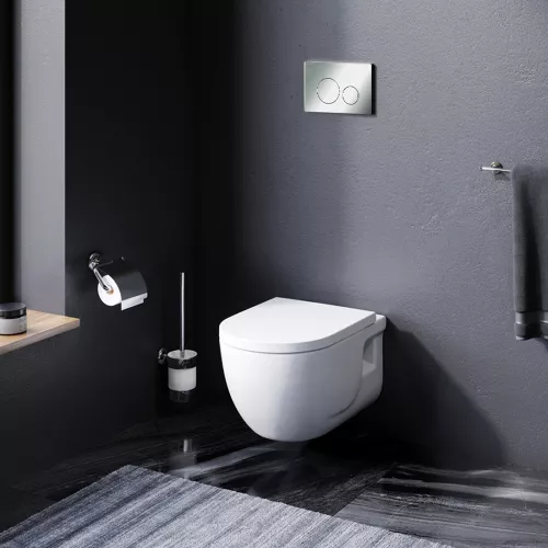 AM.PM Комплект инсталляция с клав Pro L глянц хром с подвесным унитазом Like FlashClean, изображение 2