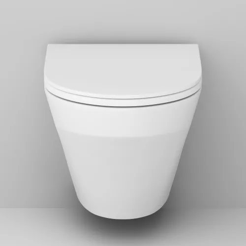 Унитаз подвесной AM.PM Inspire C501700WH безободковый c сид. микролифт, белый, изображение 7