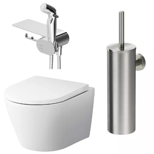 AM.PM Sense набор подвесной унитаз с гиг.душем, изображение 5