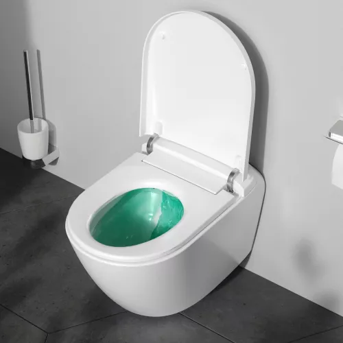 AM.PM Sensation подвесной унитаз с интегрированным электронным биде TouchReel, изображение 4