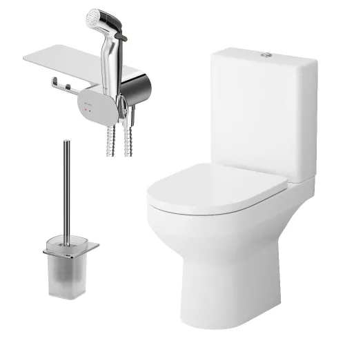 AM.PM Spirit V2.0 набор унитаз-компакт с гиг.душем, изображение 2
