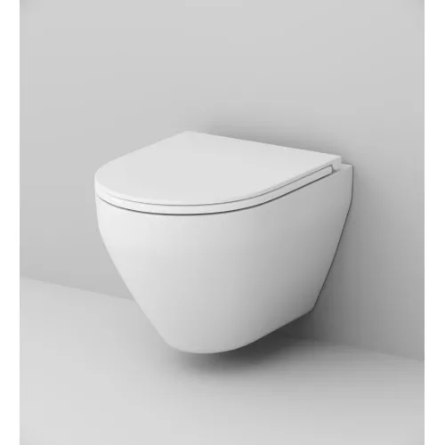 AM.PM Spirit V2.0 Унитаз подвесной  C701700WH безободковый c сиденьем микролифт 57WH, белый, изображение 4