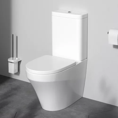 Унитаз напольный AM.PM Inspire C508607WH с сид. микролифт, универс. выпуск, изображение 2